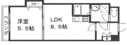 エース五番館 間取り