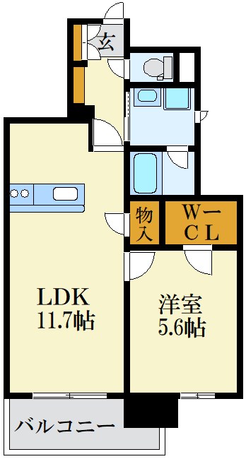 RJRプレシア百年橋 間取り