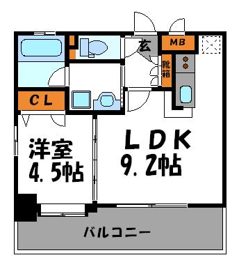 アクタス薬院Ⅲ 間取り