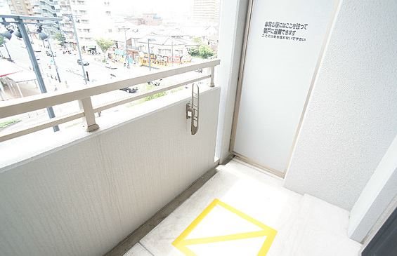 ウェストサイド箱崎 ベランダ