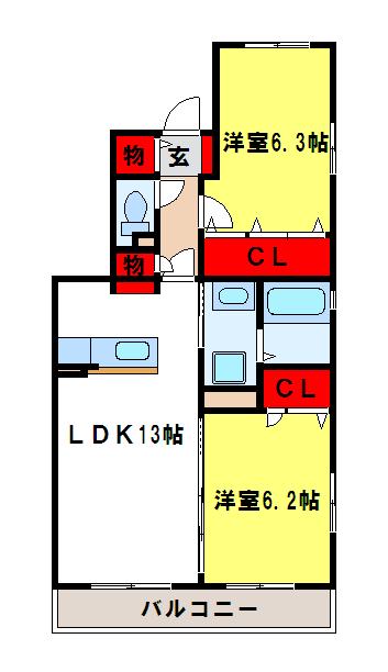 グランドールA 間取り