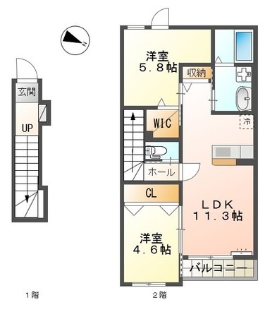 佐賀県鳥栖市曽根崎町 間取り