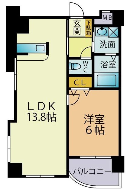 アイヴェール平尾 間取り