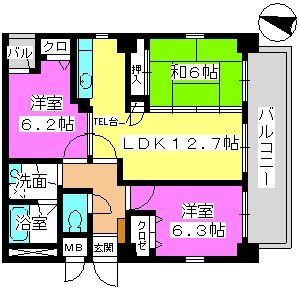 ボン大文字 間取り