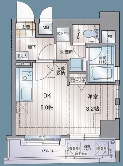 アクタス薬院Ⅱ 間取り
