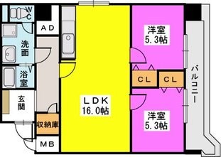 白金オークマンション 間取り