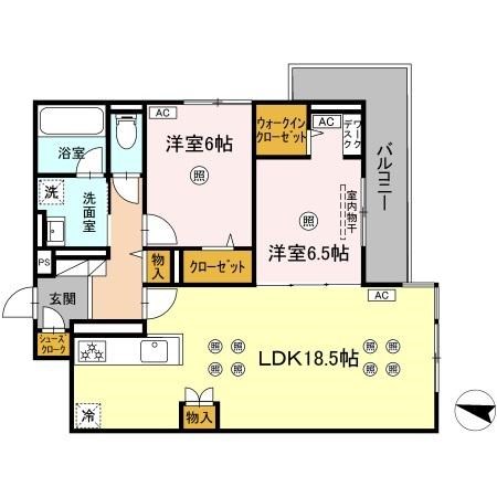 D-ROOM飯倉3丁目 間取り