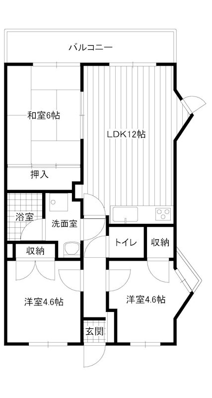 三愛シティライフ春日 間取り