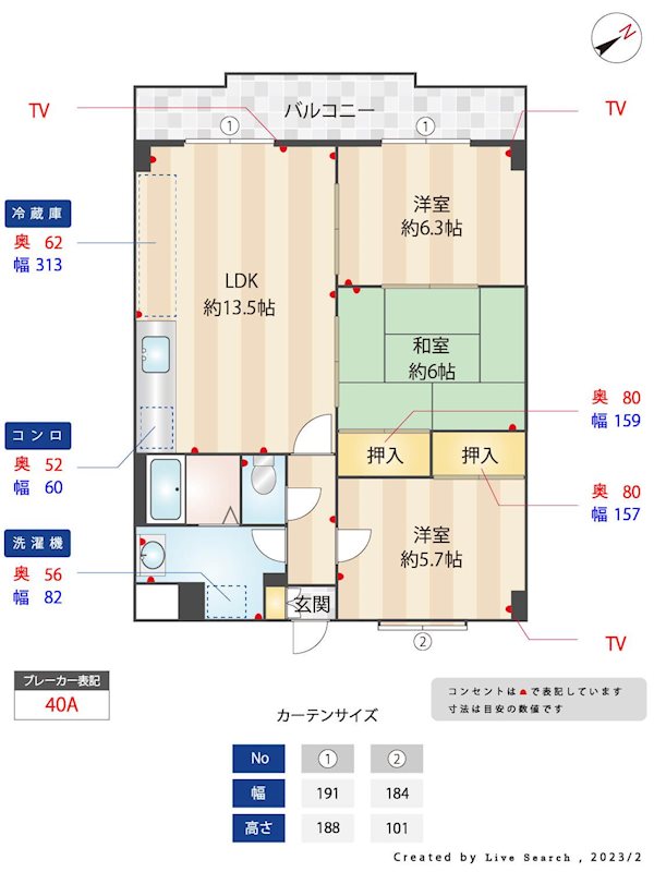 本田コーポ 間取り
