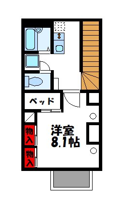 レオパレスマメゾン駅南 間取り