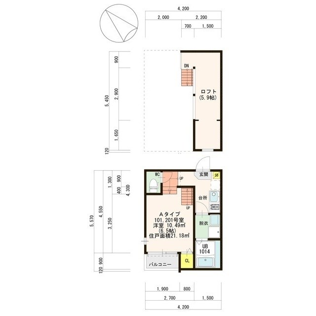 Y’s香住ヶ丘 間取り
