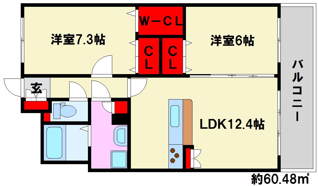 ボヌール　レーベン 間取り