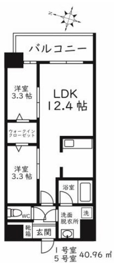 MODERN PALAZZO大名 間取り
