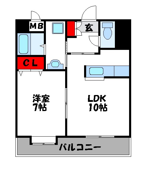 福岡県宗像市田熊４丁目 間取り
