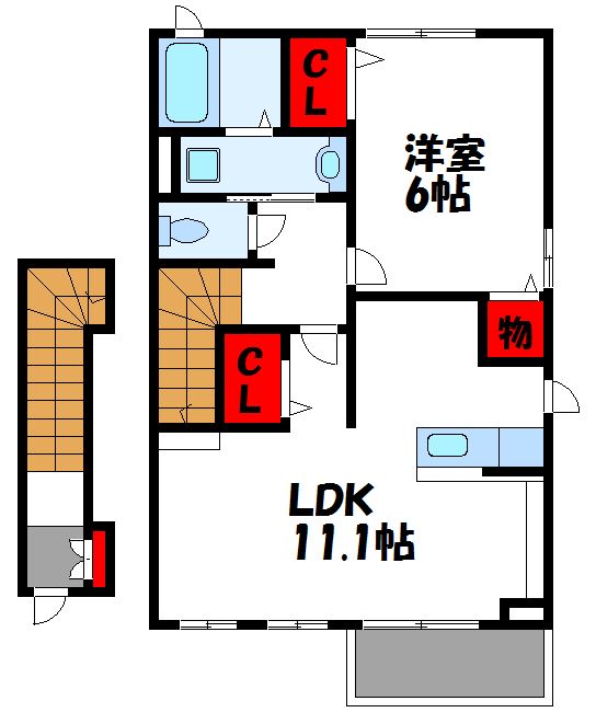 サンアルグレアＡ  間取り