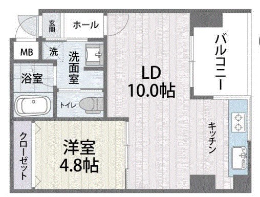 S-FORT筑紫通り 間取り