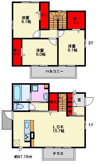アラータ大橋　C棟 間取り