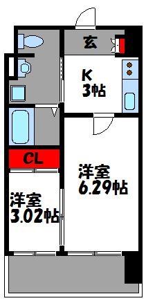 アメニティ香椎宮前 間取り