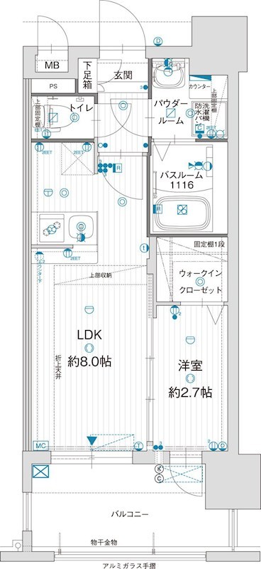 グランフォーレ千早プレミア 間取り