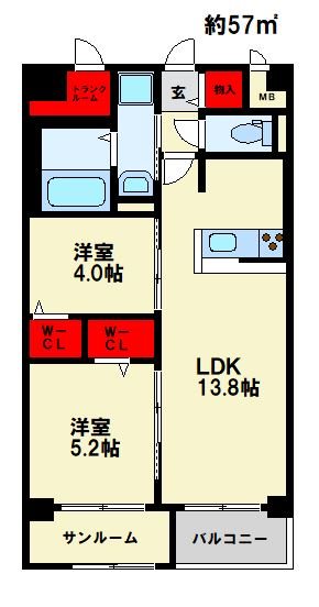 エルグランド春日 間取り