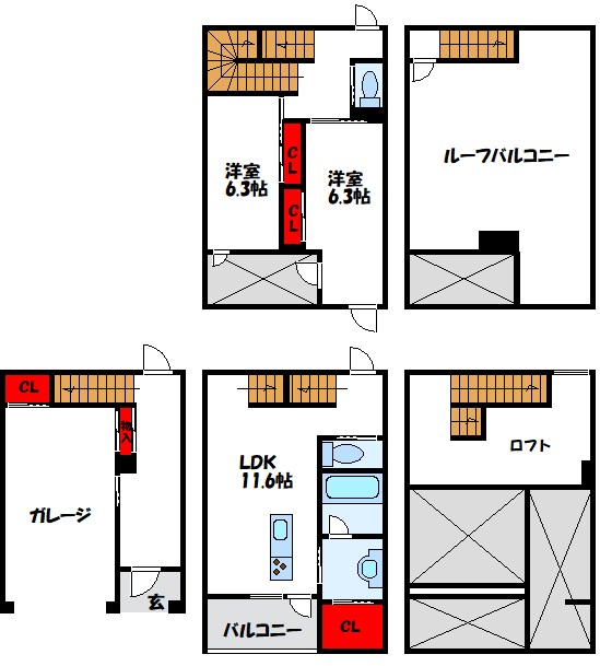 ネオラ　レイ　マテリア 間取り