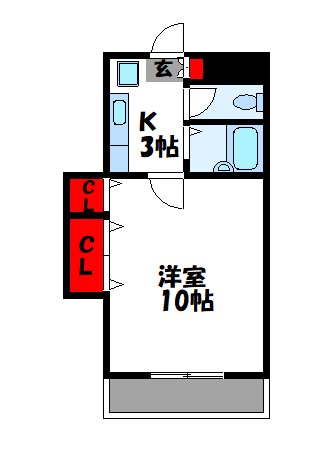 アーバンフィールド東Ⅱ  間取り