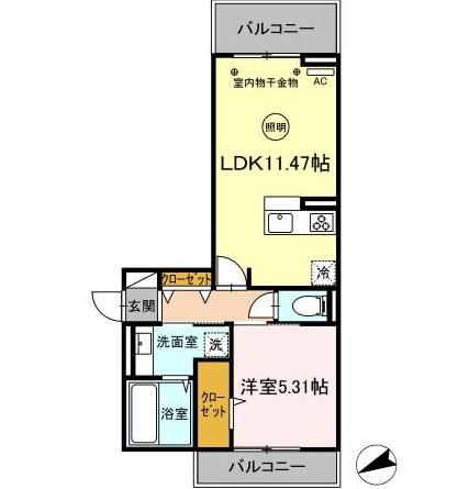 the Terrace御井町 間取り