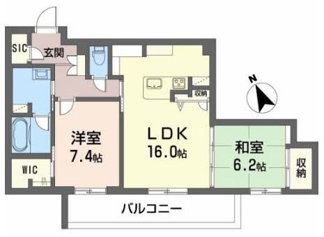 GRAND BLEU DE SASAOKA 間取り