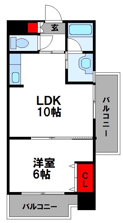 セントフォール新飯塚駅東 間取り