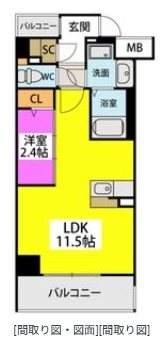 Nudgeone.香椎駅前 間取り