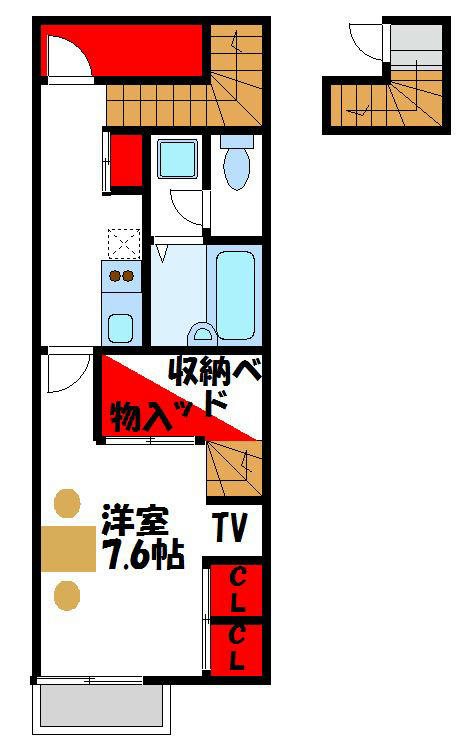 レオパレスヴィーブル 間取り