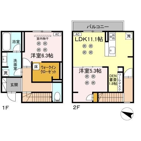 E・Virgo（イー・ヴィルゴ） 間取り