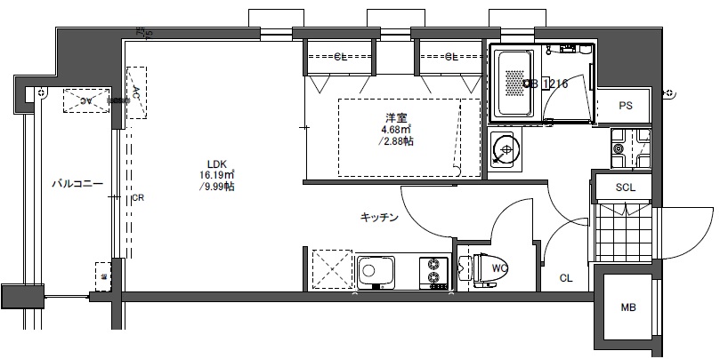 GRAND HILL IWASE BLD 間取り