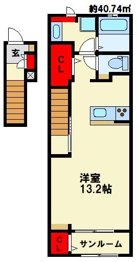 カーサマローネⅠ 間取り
