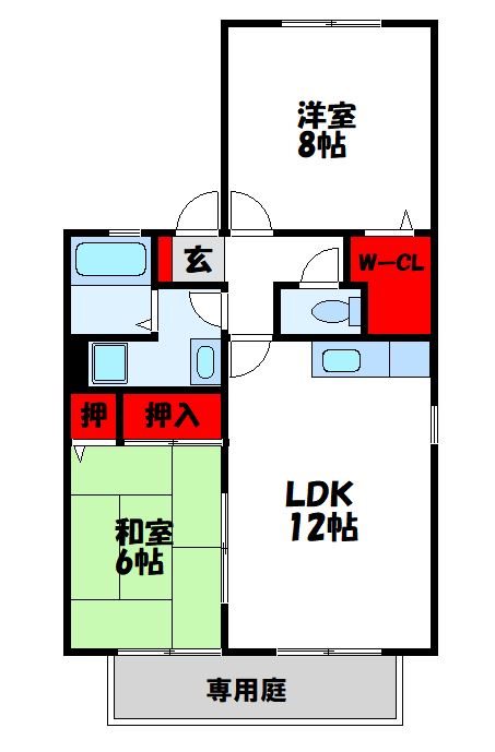 ハイカムール千歳台 間取り
