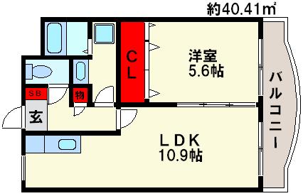 Ｍ・ソレイユ２１ 間取り