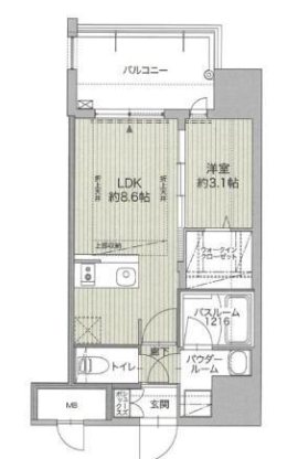 グランフォーレ博多ウォーターフロント 間取り