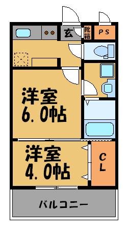 エステートモア・平尾倶楽部 間取り