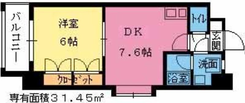 コンドミニアムステーションサイド博多 間取り