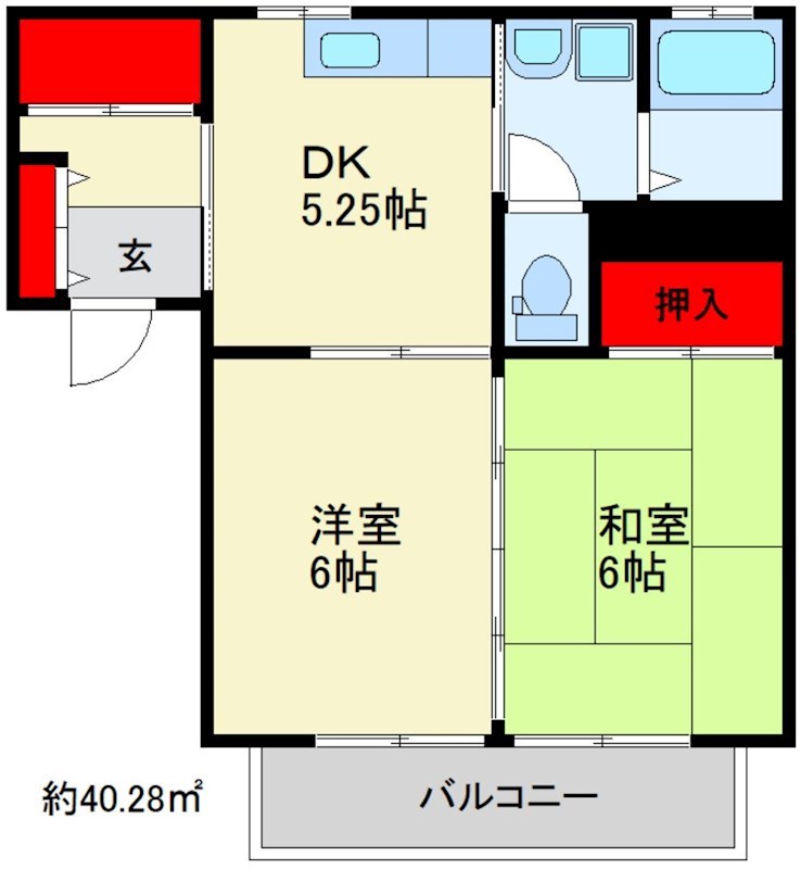 クロッカスⅡ B 間取り