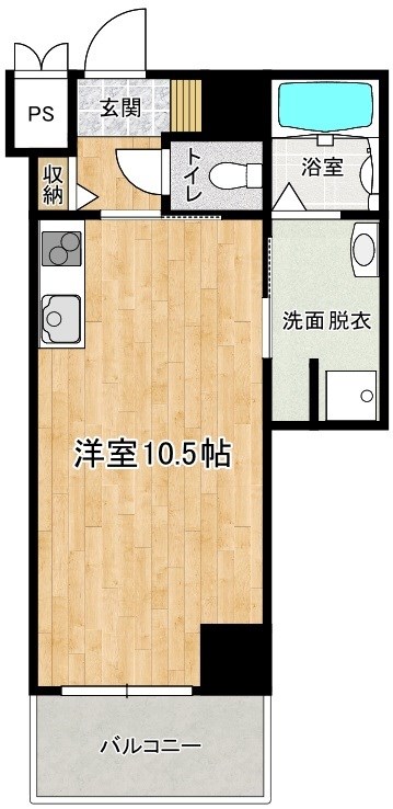 The Glade Residence West（旧アクエルド城南） 間取り