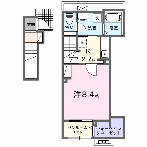 ジール二日市Ⅰ 間取り
