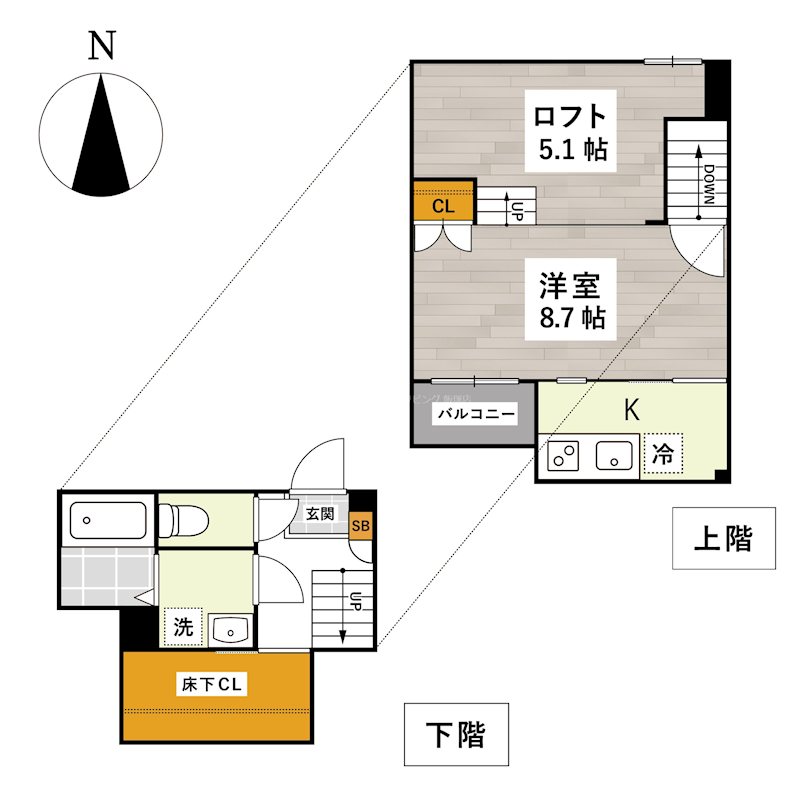 ADC新飯塚 間取り