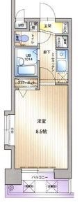 アクタス博多駅前Ⅱ 間取り