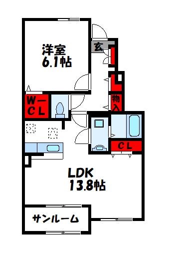 アリエッタ　コリーナA棟 間取り
