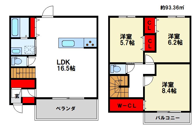 ディナスティⅢ  間取り