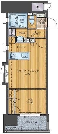 アクタス天神パークシティ 間取り