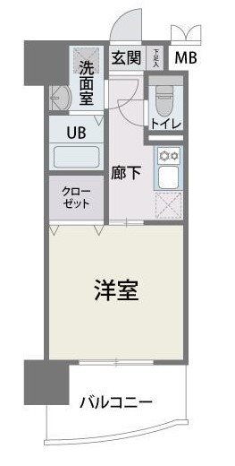 CAVANA天神 間取り
