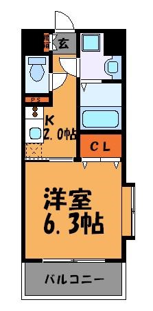 CAVANA天神 間取り