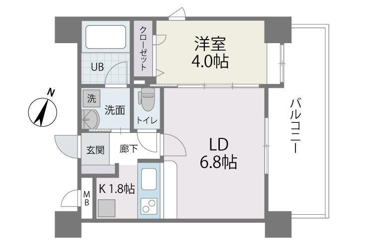 アクタス薬院Ⅲ 間取り